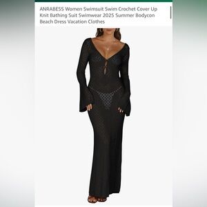 Amazon Anrabes Crochet Cover Up NWT